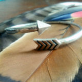Twisted Arrow Bangle