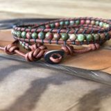 Green Unakite Double Wrap - Image 2