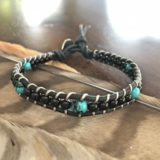 Turquoise Exposed Single Wrap