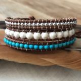 Howlite Mix Triple Wrap