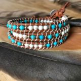 Turquoise Mix Triple Wrap